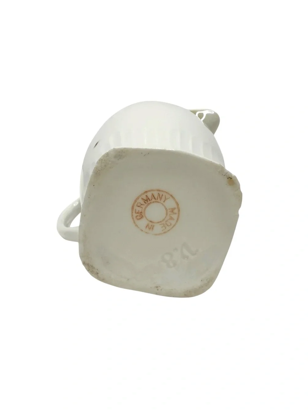 Antique Porcelain Floral Rose Milk Jug Pitcher Victorian Vase